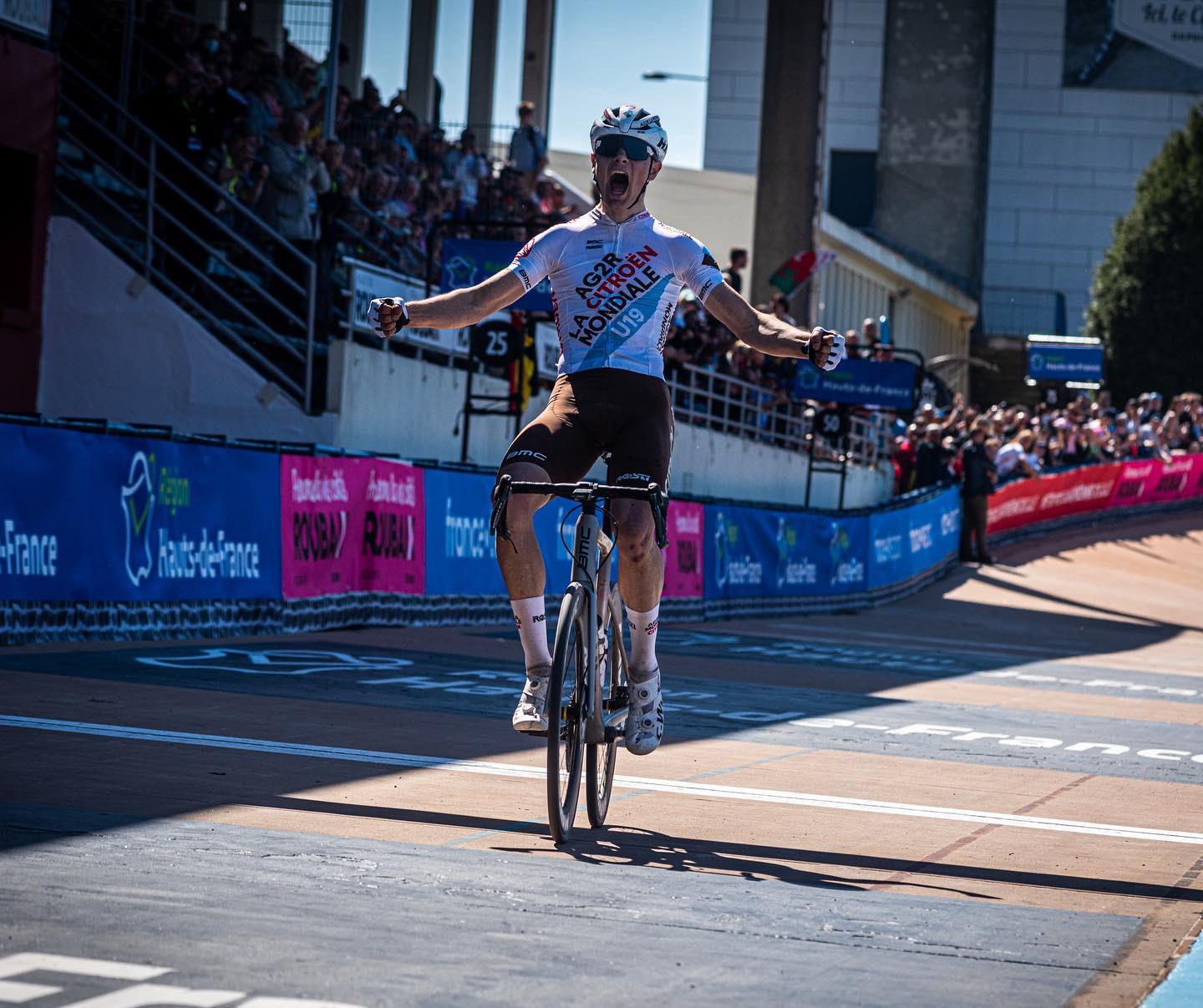 Niels Michotte est devenue le premier Luxembourgeois à remporter le Paris-Roubaix Junior