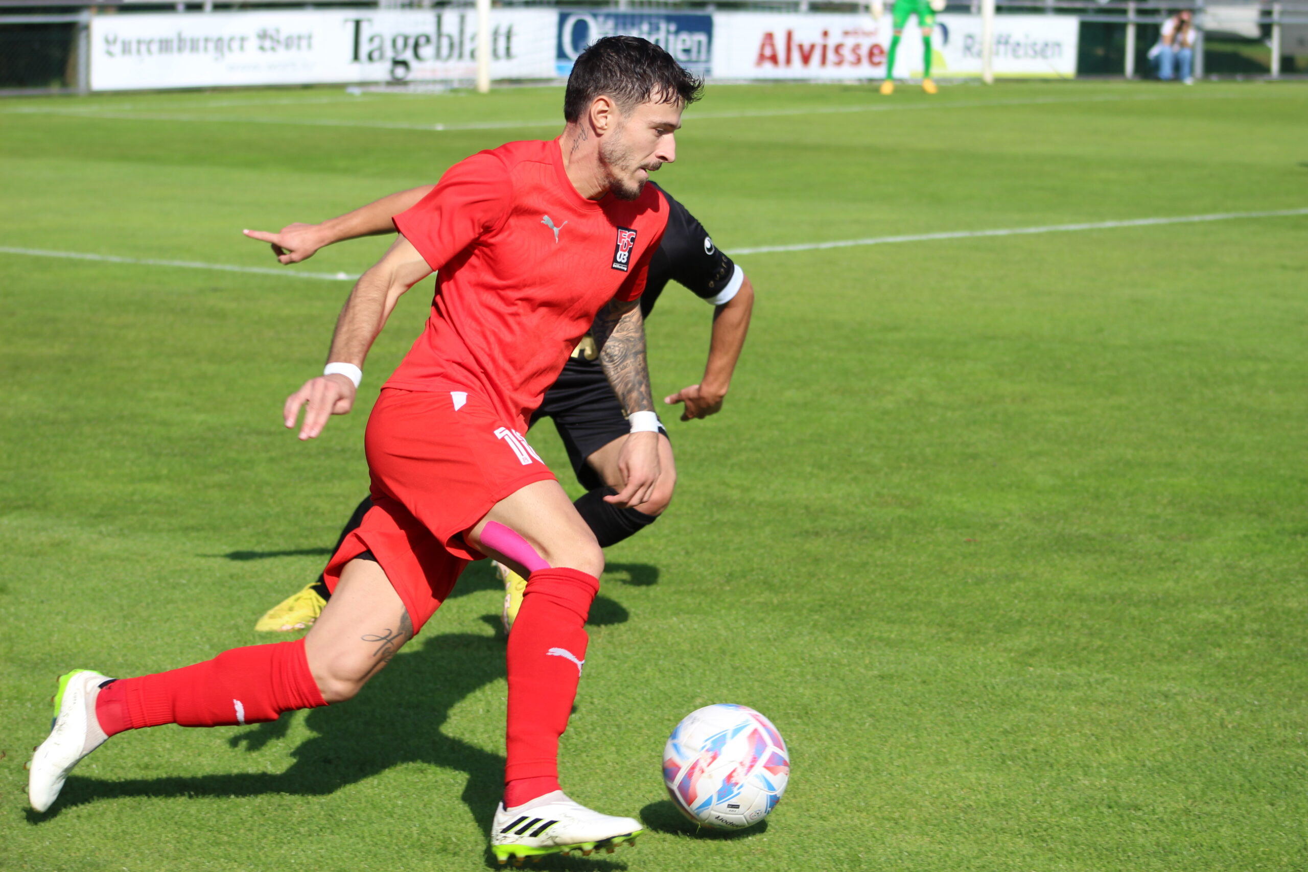 Guillaume Trani (Differdange), intenable contre Pétange, en championnat comme en coupe
