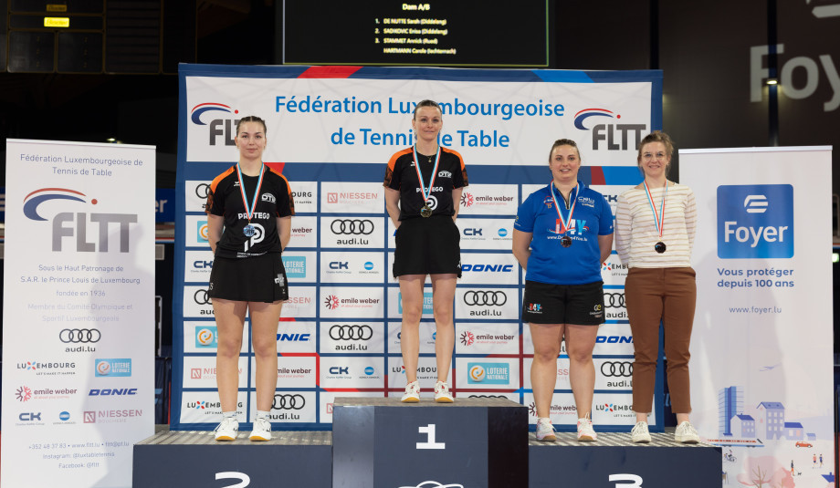 Sarah De Nutte a surclassé les championnats nationaux, Glod est venu à bout de Mladenovic