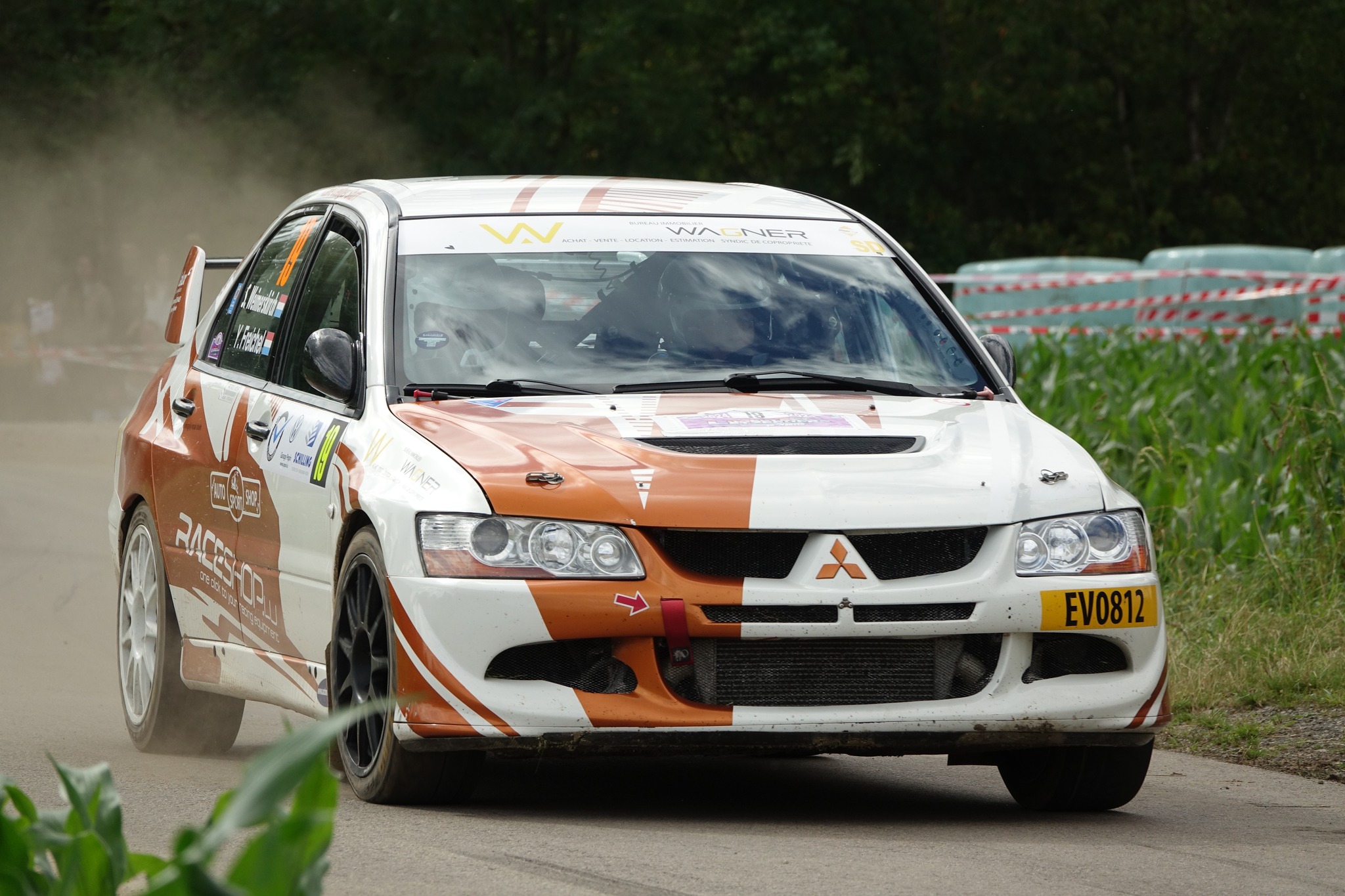 Sam Weimerskirch au rallye des Ardennes