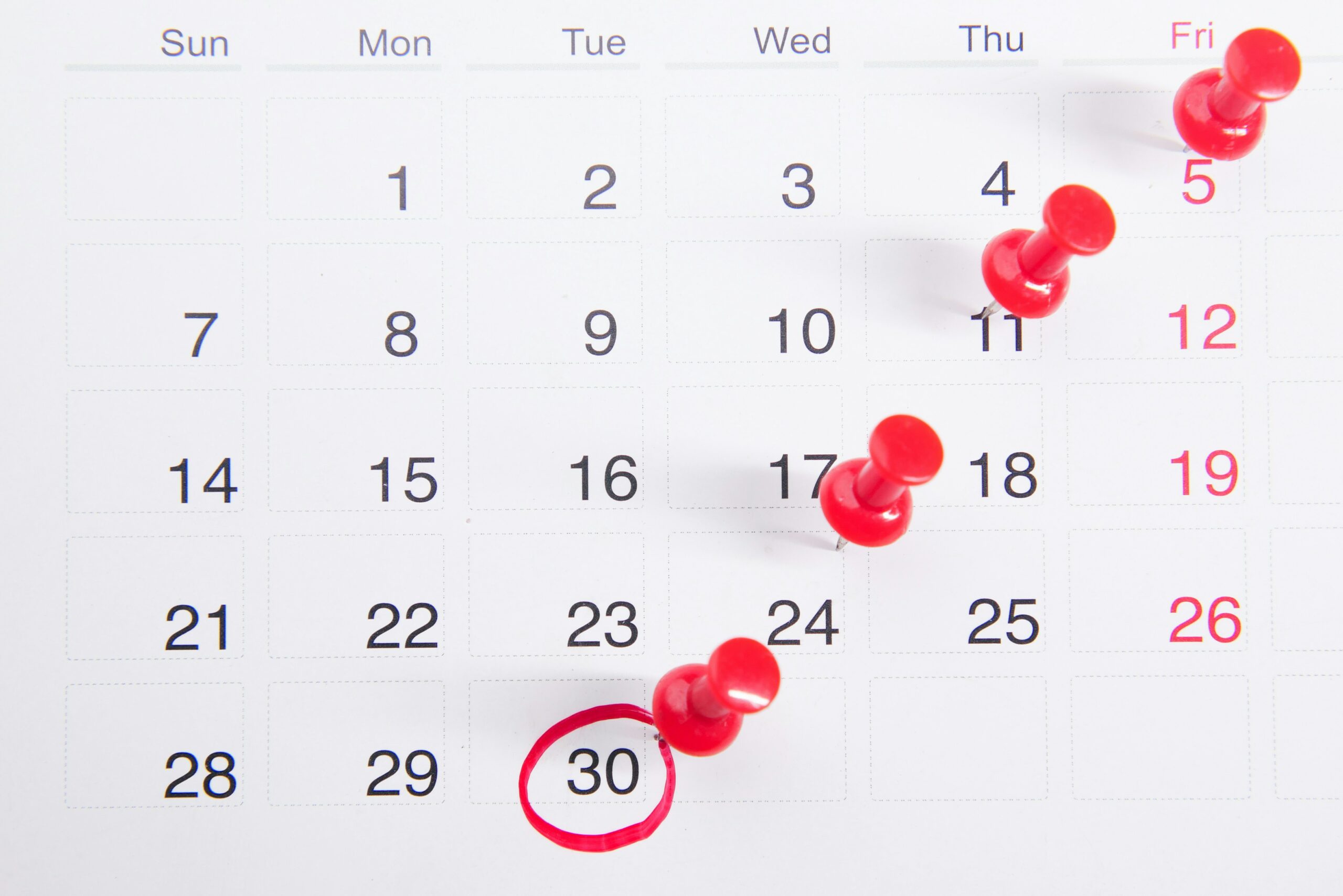 calendrier européen