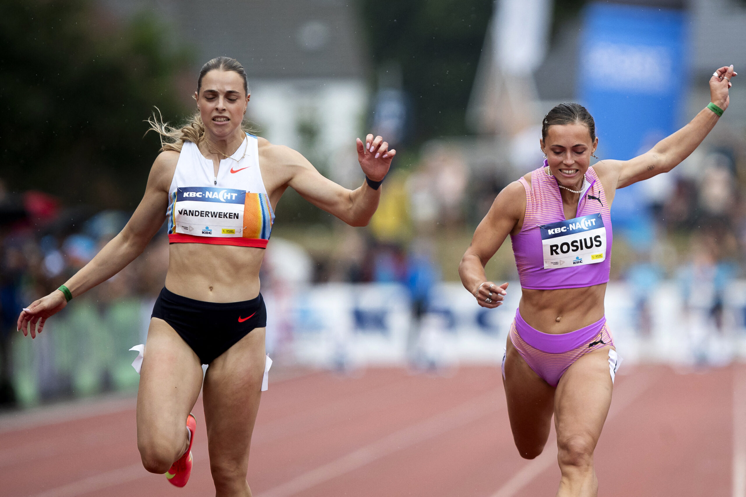 Van der Weken dans le vent de la Nuit de l'Athlétisme