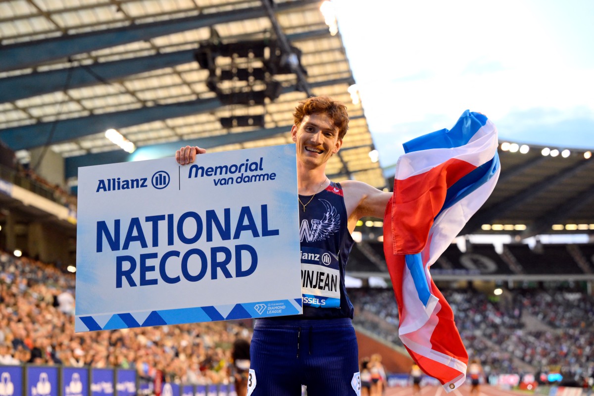 Ruben Querinjean s'est adjugé le record national sur 3000 mètres steeple lors du meeting Diamond League de Bruxelles