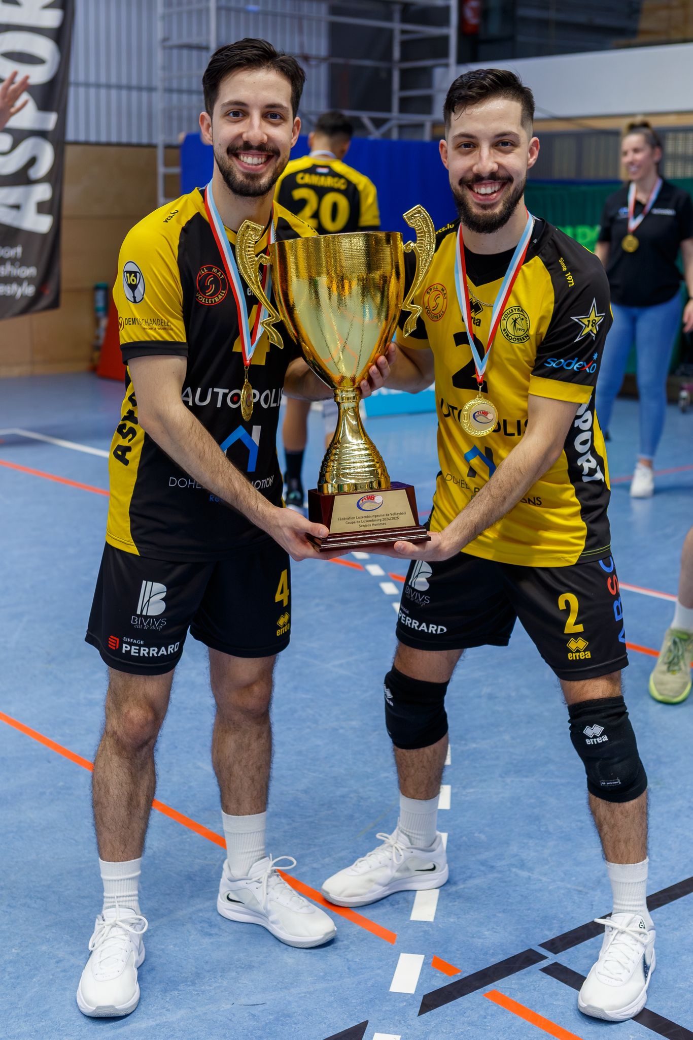 Volley, frères Novais