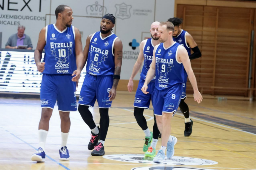Les joueurs de l’Etzella Ettelbruck